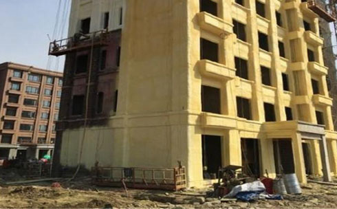 聚氨酯噴涂機(jī)外墻保溫工藝(圖1) 聚氨酯噴涂機(jī)外墻保溫工藝